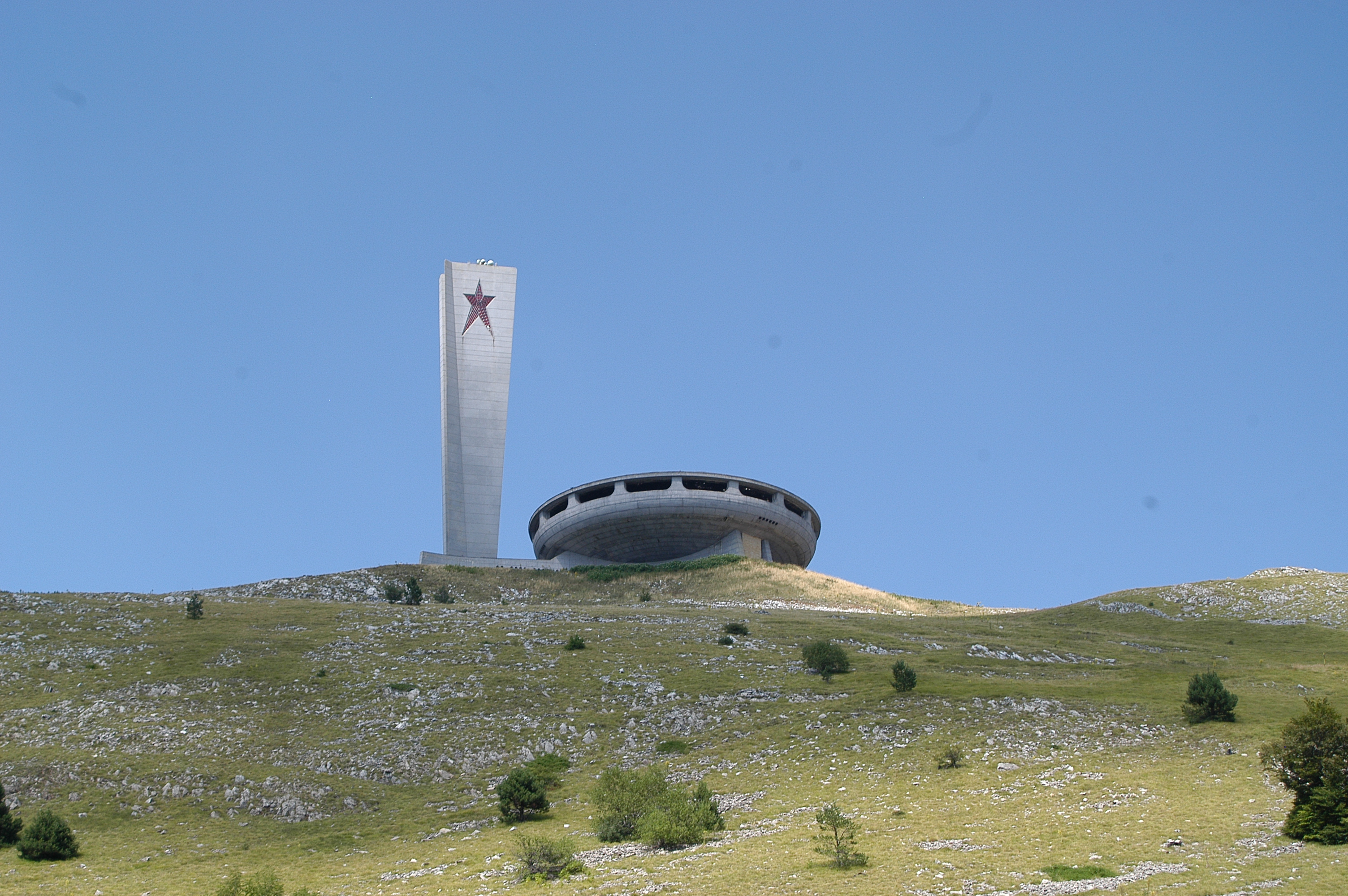 Buzludzha Monument, exterior view